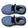 Dark Blue Linen - Black Sole